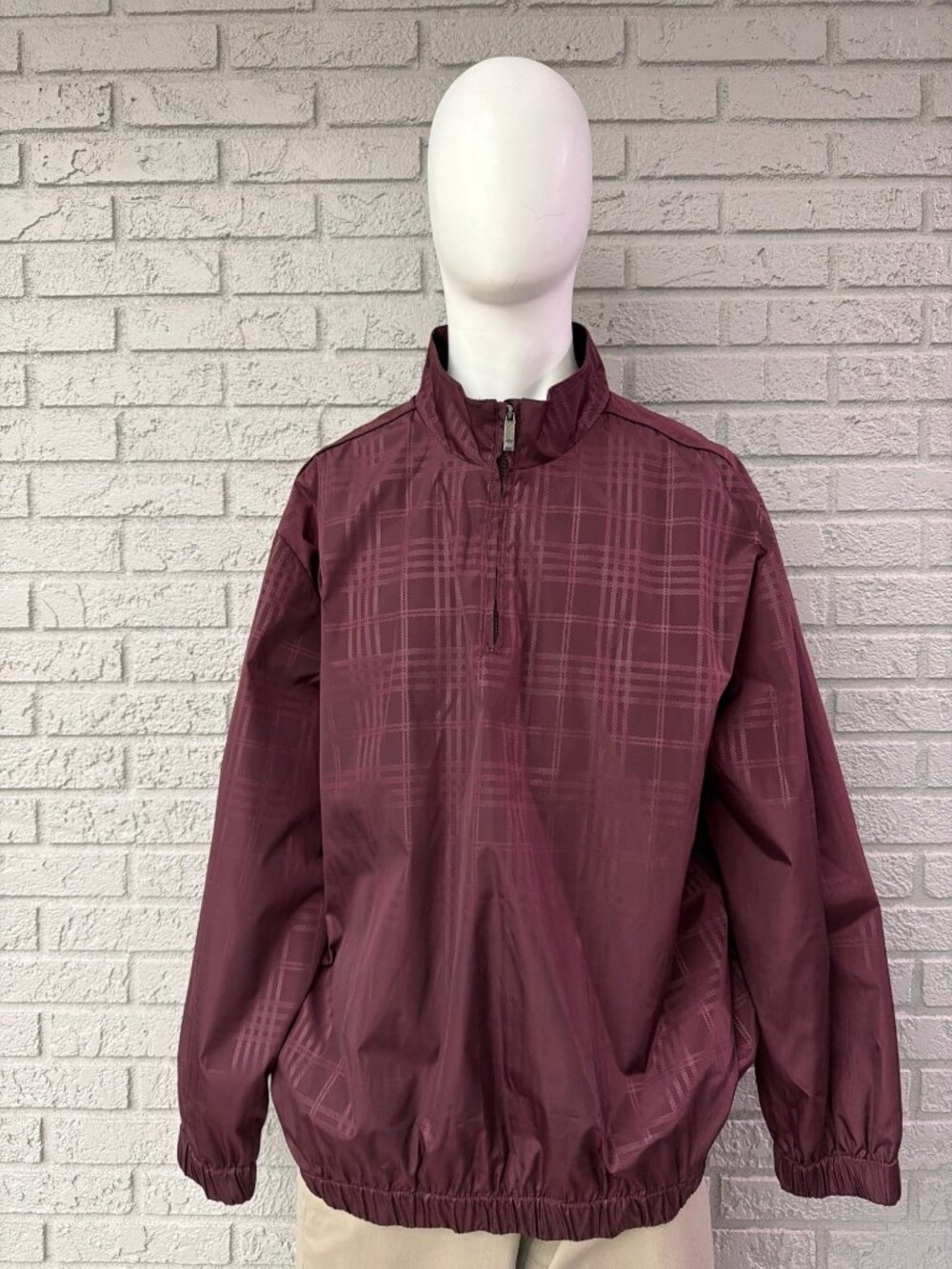 PGA Tour Men’s Golf 1/4 Zip Windbreaker Pullover Jacket Size XXL